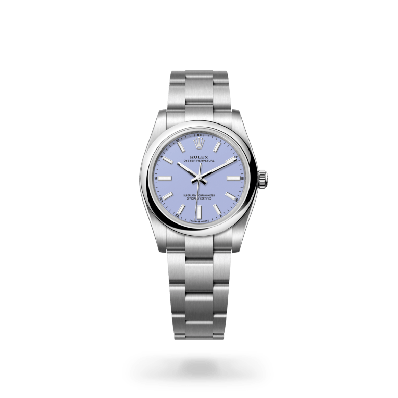 Rolex Oyster Perpetual 34 Oyster, 34 mm, Oystersteel çelik M124200-0008