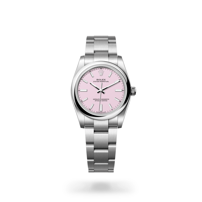 Rolex Oyster Perpetual 34 Oyster, 34 mm, Oystersteel çelik M124200-0009