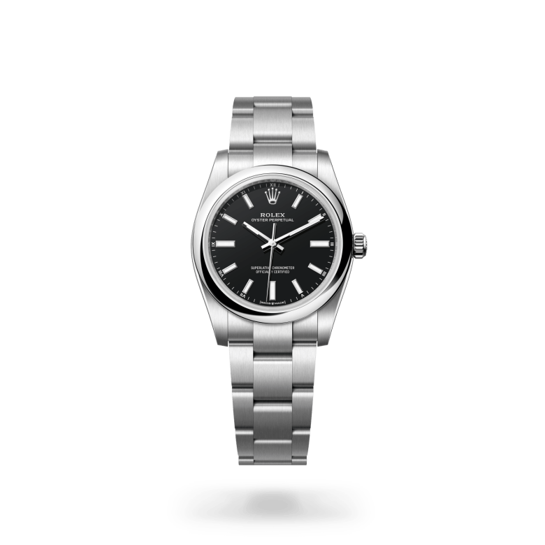 Rolex Oyster Perpetual 34 Oyster, 34 mm, Oystersteel çelik M124200-0010
