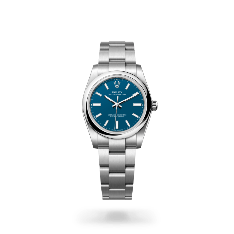 Rolex Oyster Perpetual 34 Oyster, 34 mm, Oystersteel çelik M124200-0011