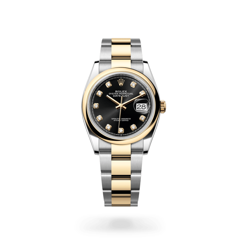 Rolex Datejust 36 Oyster, 36 mm, Oystersteel çelik ve sarı altın M126203-0022