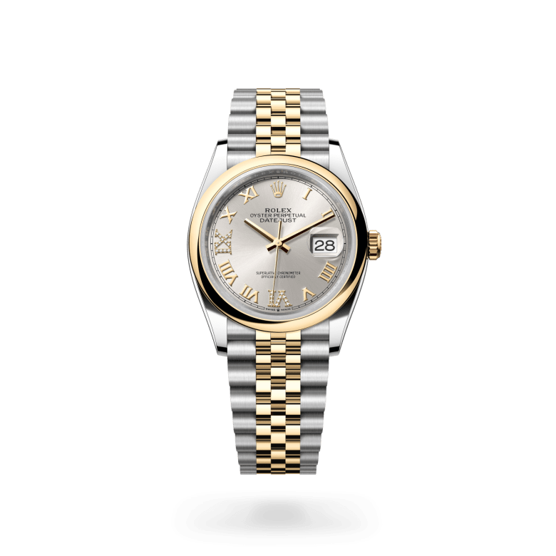 Rolex Datejust 36 Oyster, 36 mm, Oystersteel çelik ve sarı altın M126203-0031