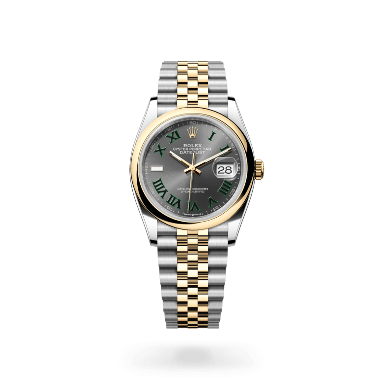 Rolex Datejust 36 Oyster, 36 mm, Oystersteel çelik ve sarı altın M126203-0035