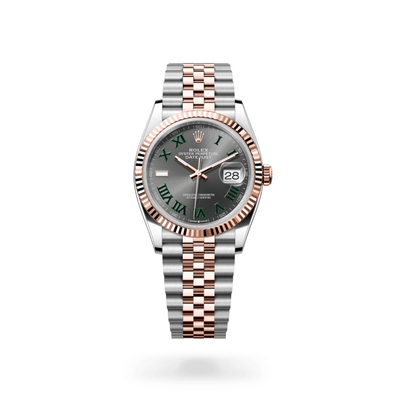 Rolex Datejust 36 Oyster, 36 mm, Oystersteel çelik ve Everose altın M126231-0029