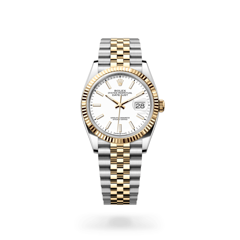 Rolex Datejust 36 Oyster, 36 mm, Oystersteel çelik ve sarı altın M126233-0019