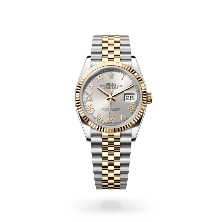Rolex Datejust 36 Oyster, 36 mm, Oystersteel çelik ve sarı altın M126233-0031