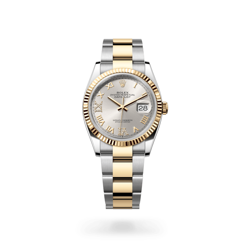 Rolex Datejust 36 Oyster, 36 mm, Oystersteel çelik ve sarı altın M126233-0032