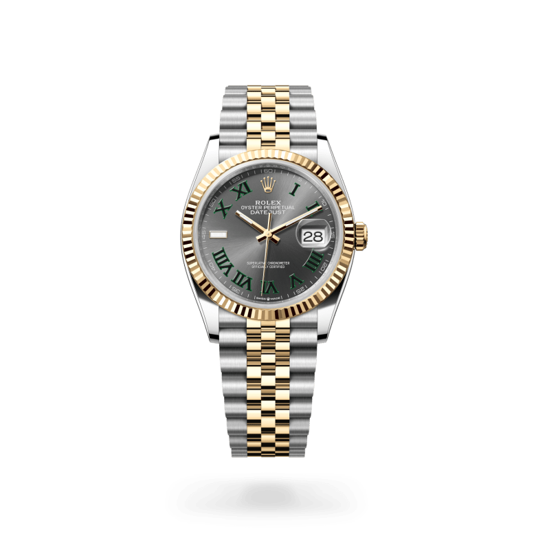 Rolex Datejust 36 Oyster, 36 mm, Oystersteel and yellow gold M126233-0035