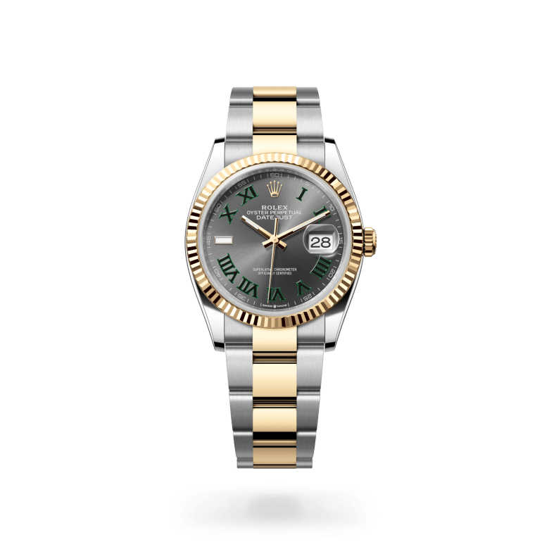 Rolex Datejust 36 Oyster, 36 mm, Oystersteel çelik ve sarı altın M126233-0036