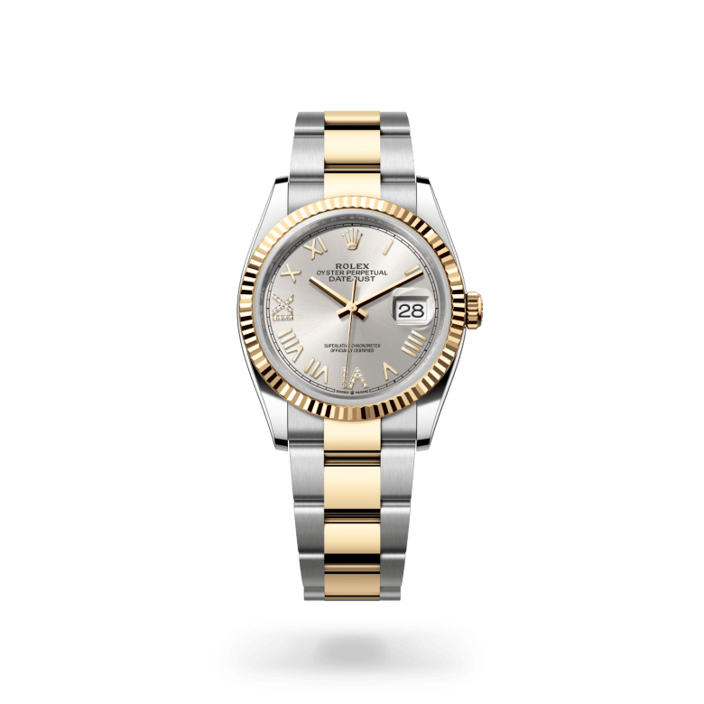 Rolex Datejust 36 Oyster, 36 mm, Oystersteel çelik ve sarı altın M126233-0052
