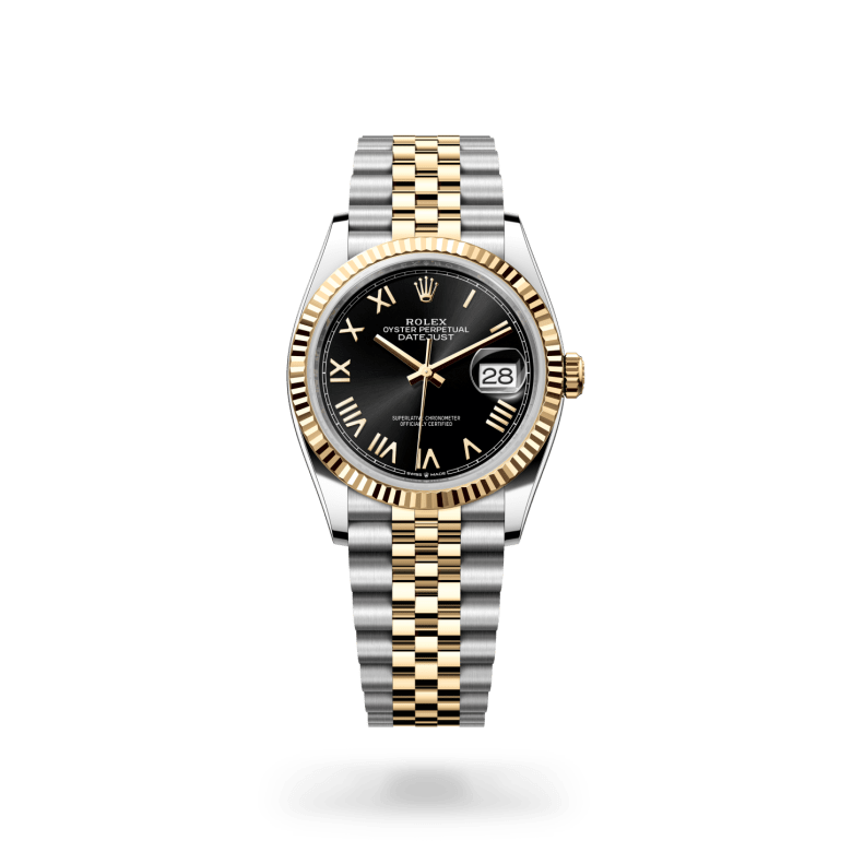 Rolex Datejust 36 Oyster, 36 mm, Oystersteel çelik ve sarı altın M126233-0055