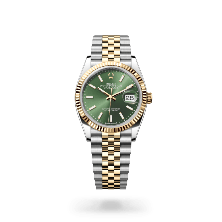 Rolex Datejust 36 Oyster, 36 mm, Oystersteel çelik ve sarı altın M126233-0057