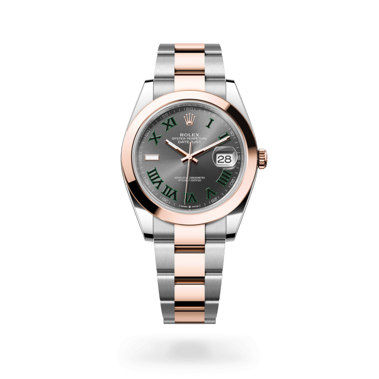 Rolex Datejust 41 Oyster, 41 mm, Oystersteel çelik ve Everose altın M126301-0015