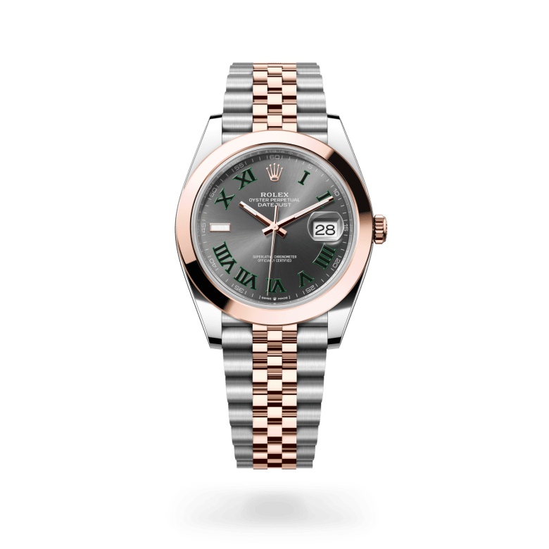 Rolex Datejust 41 Oyster, 41 mm, Oystersteel çelik ve Everose altın M126301-0016