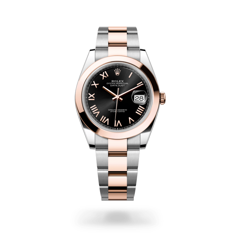 Rolex Datejust 41 Oyster, 41 mm, Oystersteel çelik ve Everose altın M126301-0023