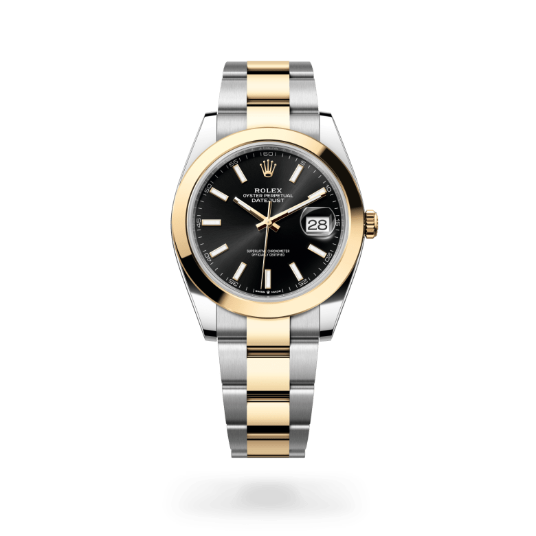 Rolex Datejust 41 Oyster, 41 mm, Oystersteel çelik ve sarı altın M126303-0013