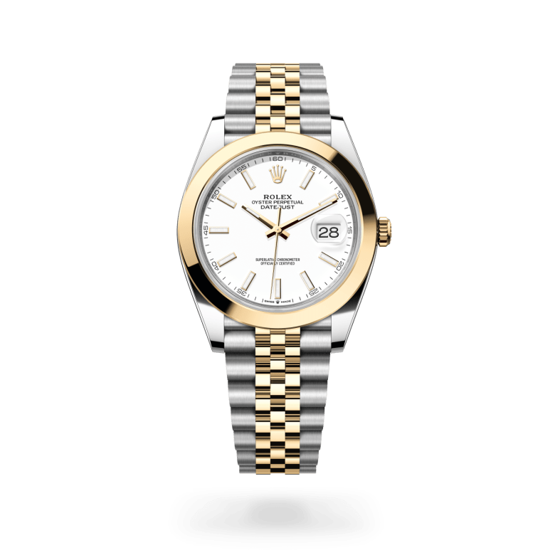 Rolex Datejust 41 Oyster, 41 mm, Oystersteel çelik ve sarı altın M126303-0016