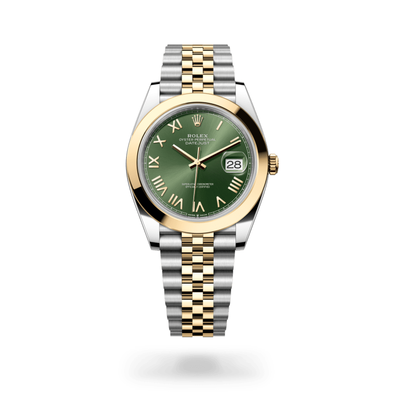 Rolex Datejust 41 Oyster, 41 mm, Oystersteel çelik ve sarı altın M126303-0024