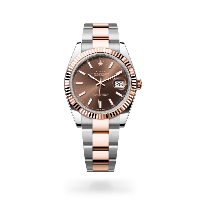 Rolex Datejust 41 Oyster, 41 mm, Oystersteel çelik ve Everose altın M126331-0001