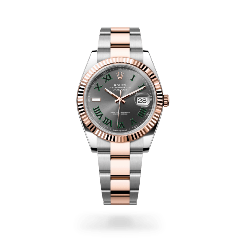 Rolex Datejust 41 Oyster, 41 mm, Oystersteel çelik ve Everose altın M126331-0015