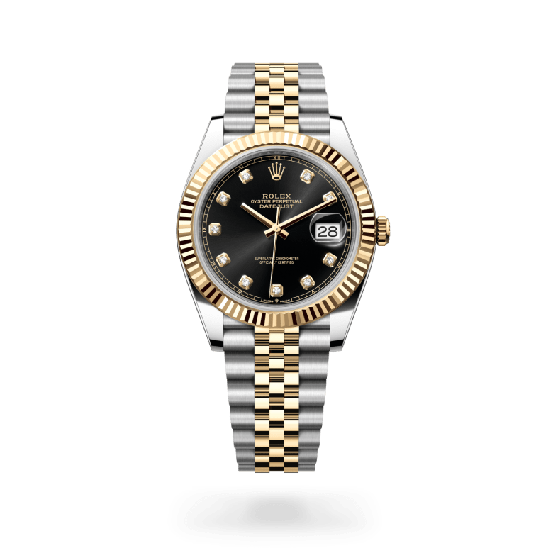 Rolex Datejust 41 Oyster, 41 mm, Oystersteel çelik ve sarı altın M126333-0006
