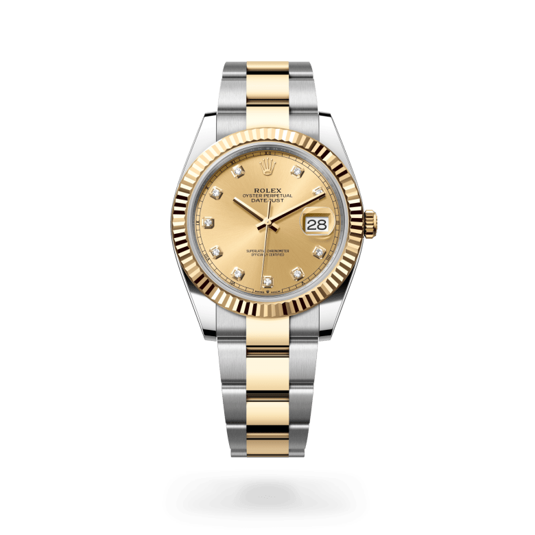 Rolex Datejust 41 Oyster, 41 mm, Oystersteel çelik ve sarı altın M126333-0011