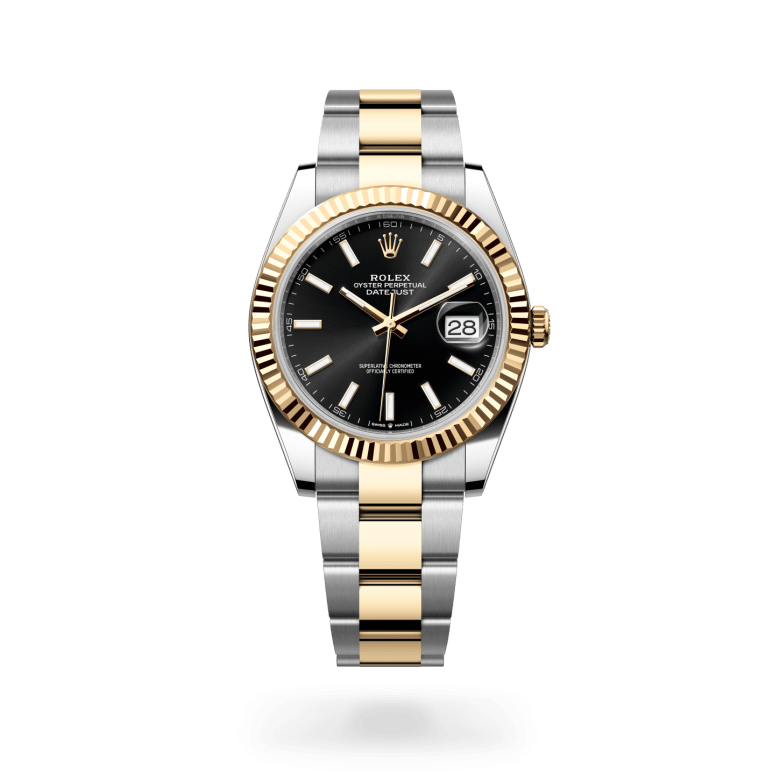 Rolex Datejust 41 Oyster, 41 mm, Oystersteel çelik ve sarı altın M126333-0013