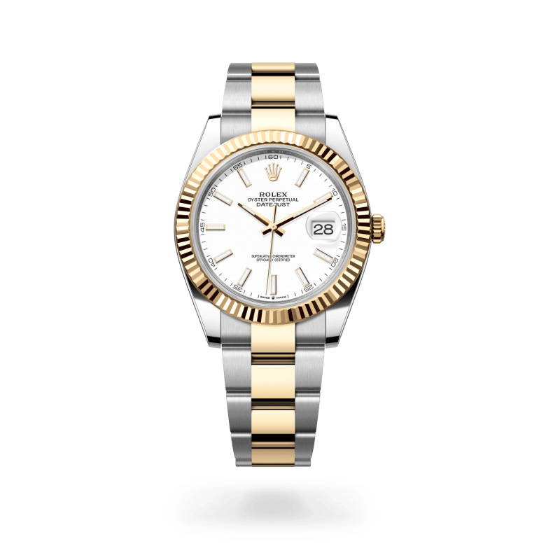 Rolex Datejust 41 Oyster, 41 mm, Oystersteel çelik ve sarı altın M126333-0015