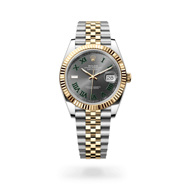 Rolex Datejust 41 Oyster, 41 mm, Oystersteel çelik ve sarı altın M126333-0020