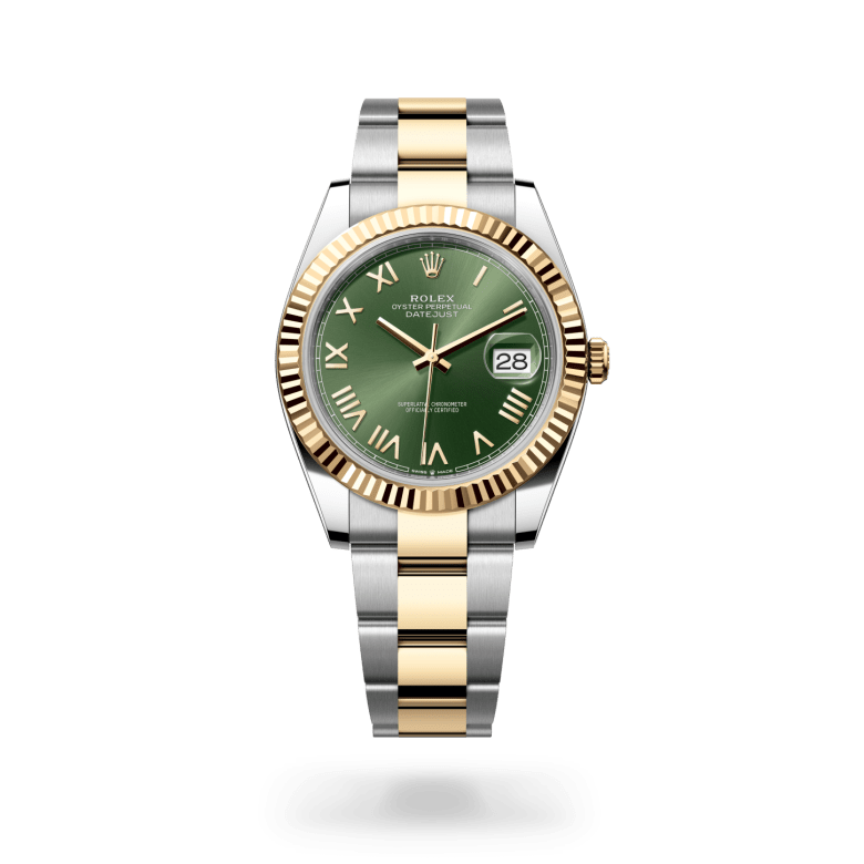 Rolex Datejust 41 Oyster, 41 mm, Oystersteel çelik ve sarı altın M126333-0023