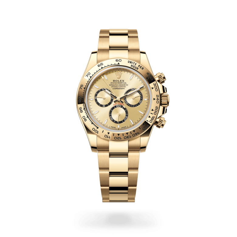 Rolex Cosmograph Daytona Oyster, 40 mm, sarı altın M126508-0005