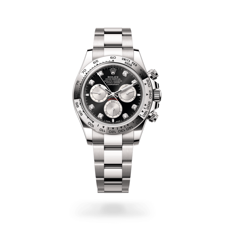 Rolex Cosmograph Daytona Oyster, 40 mm, beyaz altın M126509-0002