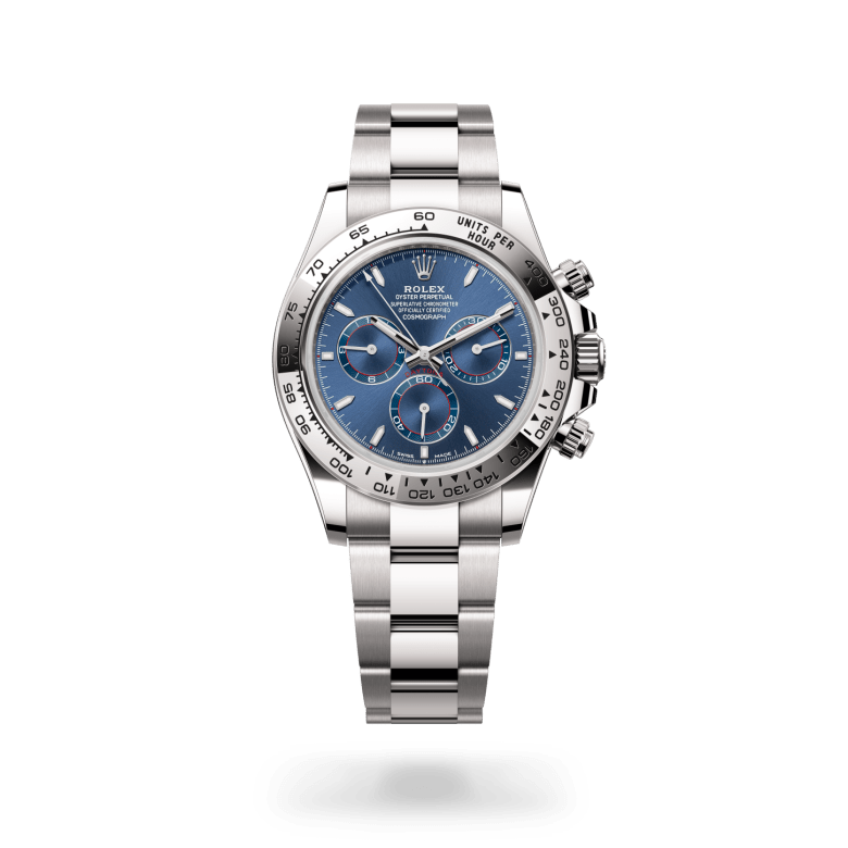 Rolex Cosmograph Daytona Oyster, 40 mm, beyaz altın M126509-0005