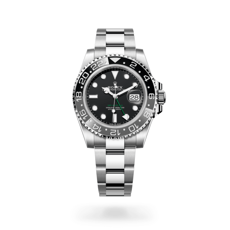 Rolex GMT-Master II Oyster, 40 mm, Oystersteel çelik M126710GRNR-0004