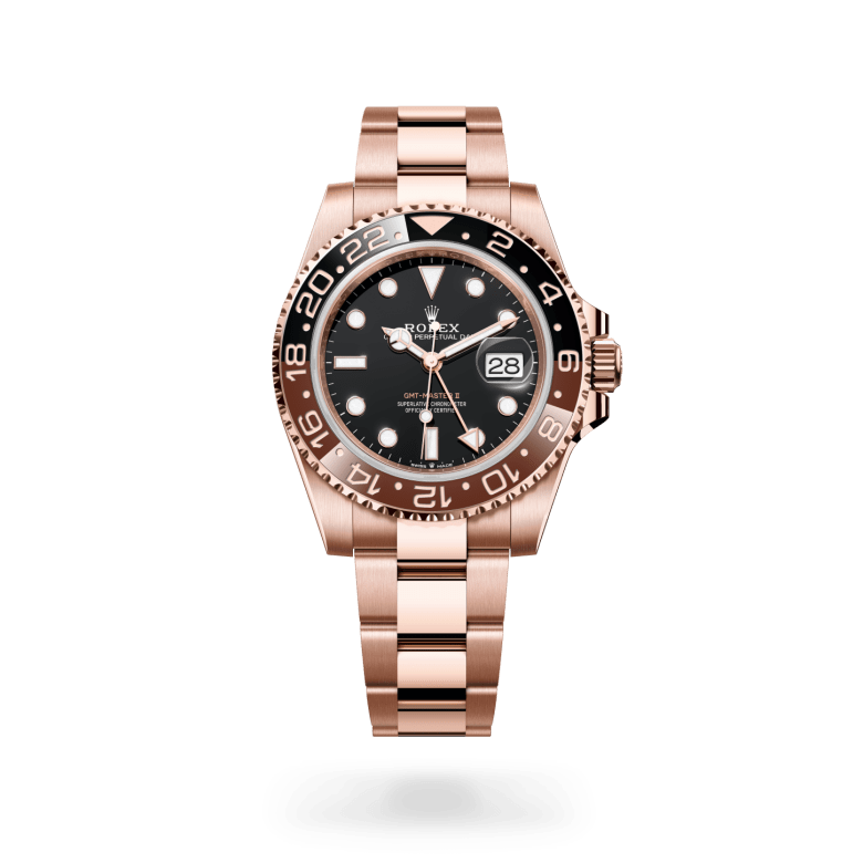 Rolex GMT-Master II Oyster, 40 mm, Everose altın M126715CHNR-0001