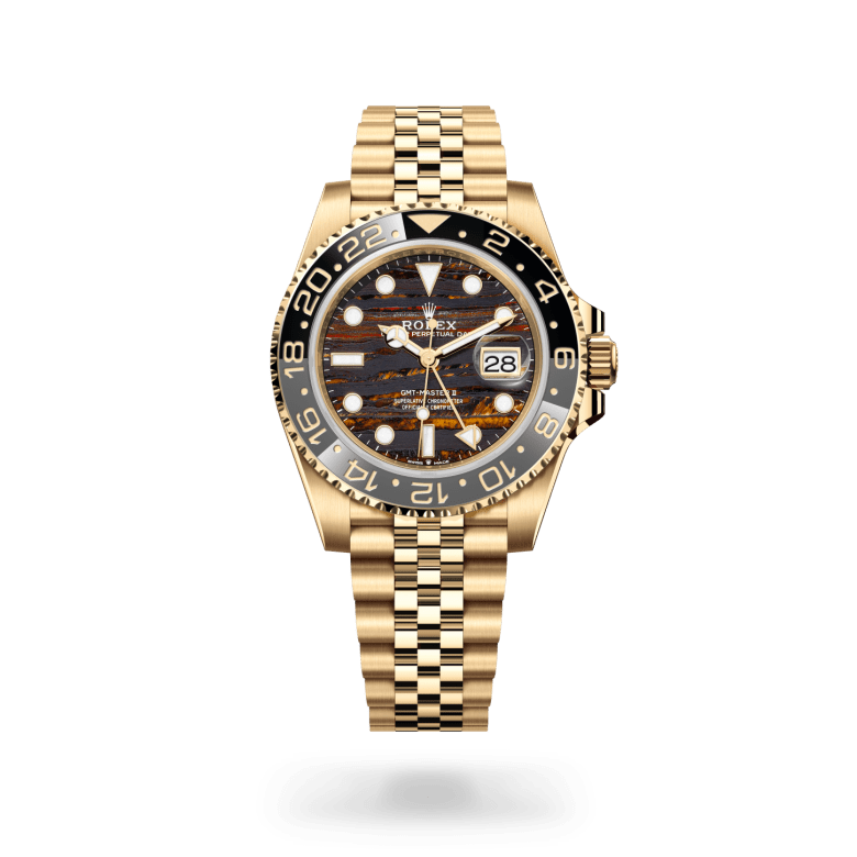 Rolex GMT-Master II Oyster, 40 mm, sarı altın M126718GRNR-0002