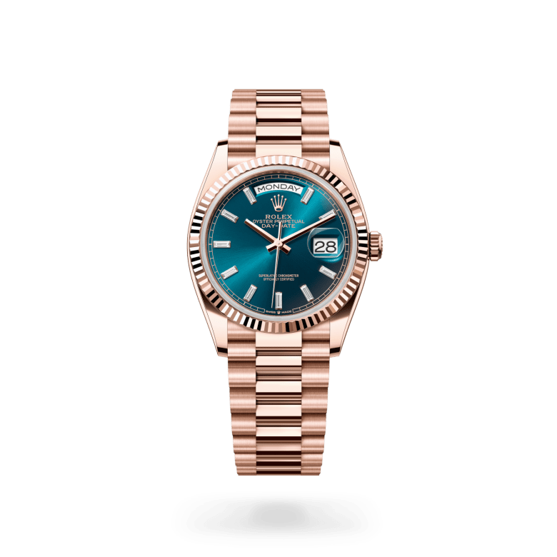 Rolex Day-Date 36 Oyster, 36 mm, Everose altın M128235-0085
