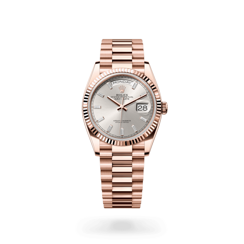 Rolex Day-Date 36 Oyster, 36 mm, Everose altın M128235-0087