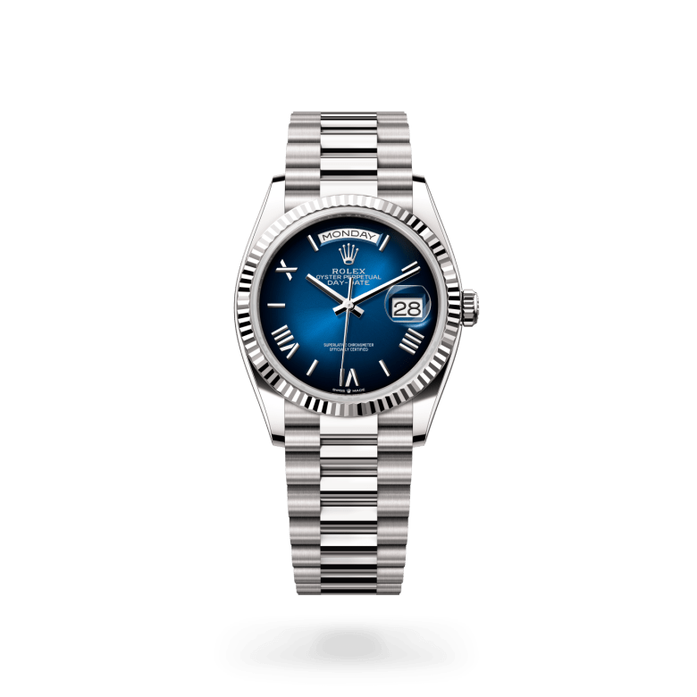 Rolex Day-Date 36 Oyster, 36 mm, beyaz altın M128239-0063