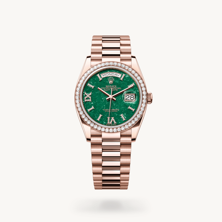 Rolex Day-Date 40 en Or Everose 18 ct M228235-0055 chez Boutique Rolex Genève