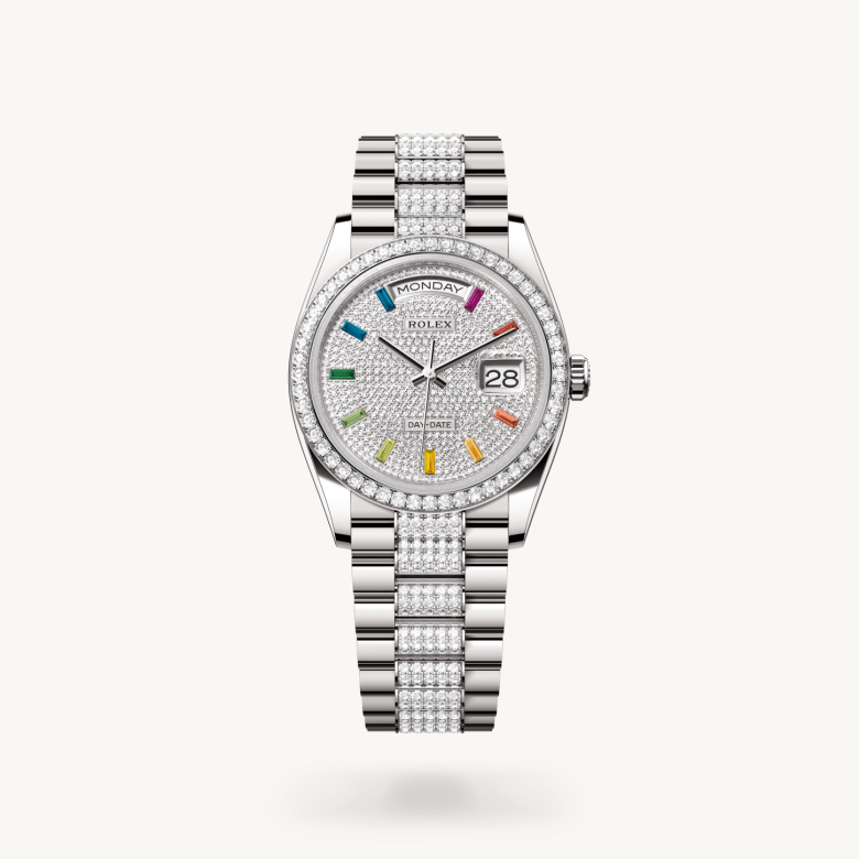 Rolex Day-Date 40 en Or Everose 18 ct M228235-0055 chez Boutique Rolex Genève