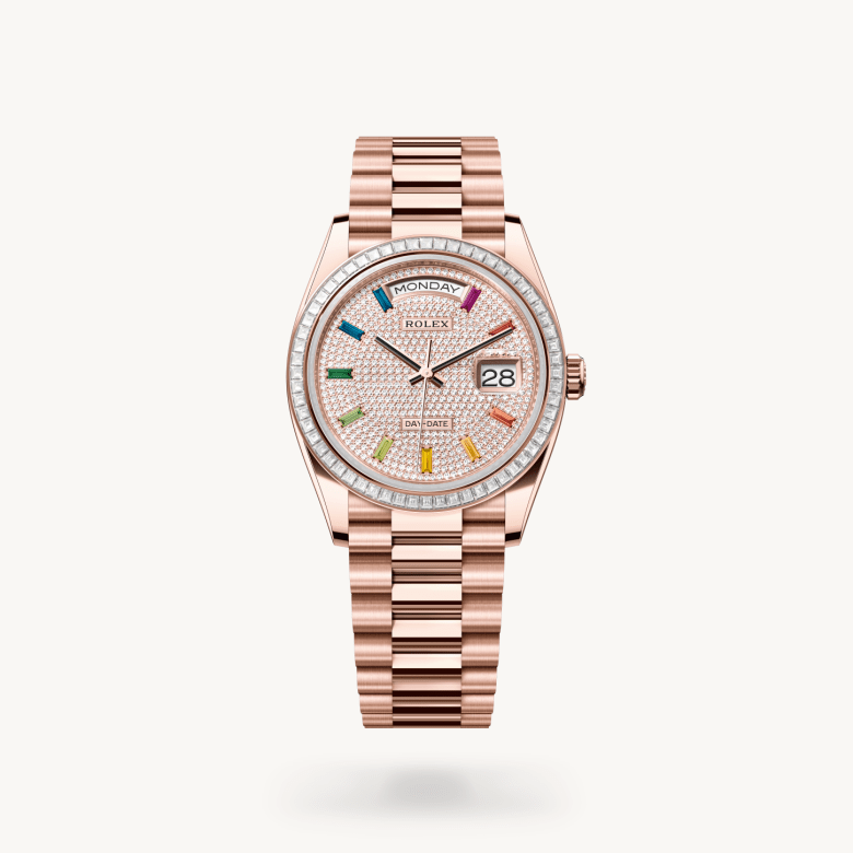 Rolex Day-Date 40 en Or Everose 18 ct M228235-0055 chez Boutique Rolex Genève