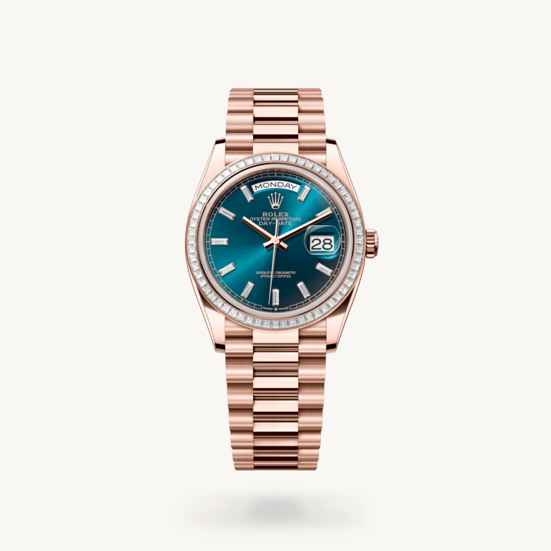Rolex Day-Date 40 en Or Everose 18 ct M228235-0055 chez Boutique Rolex Genève