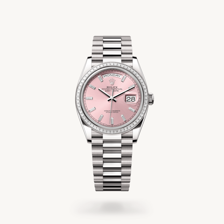 Rolex Day-Date 40 en Or Everose 18 ct M228235-0055 chez Boutique Rolex Genève
