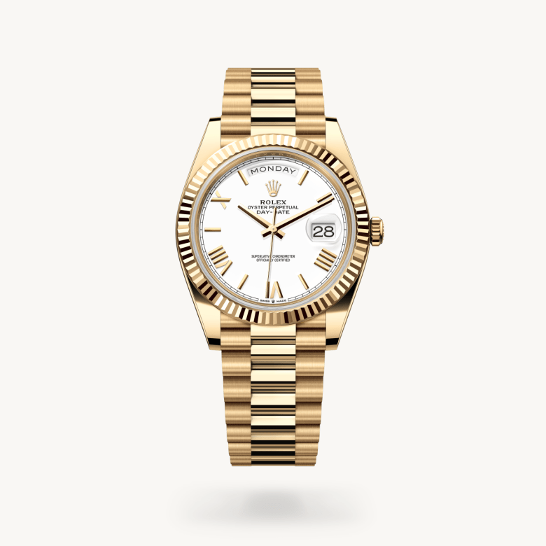 Rolex Day-Date 40 en Or Everose 18 ct M228235-0055 chez Boutique Rolex Genève