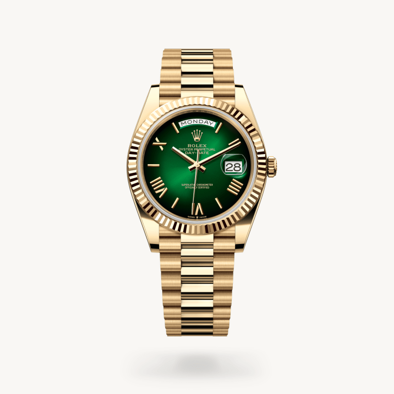 Rolex Day-Date 40 en Or Everose 18 ct M228235-0055 chez Boutique Rolex Genève