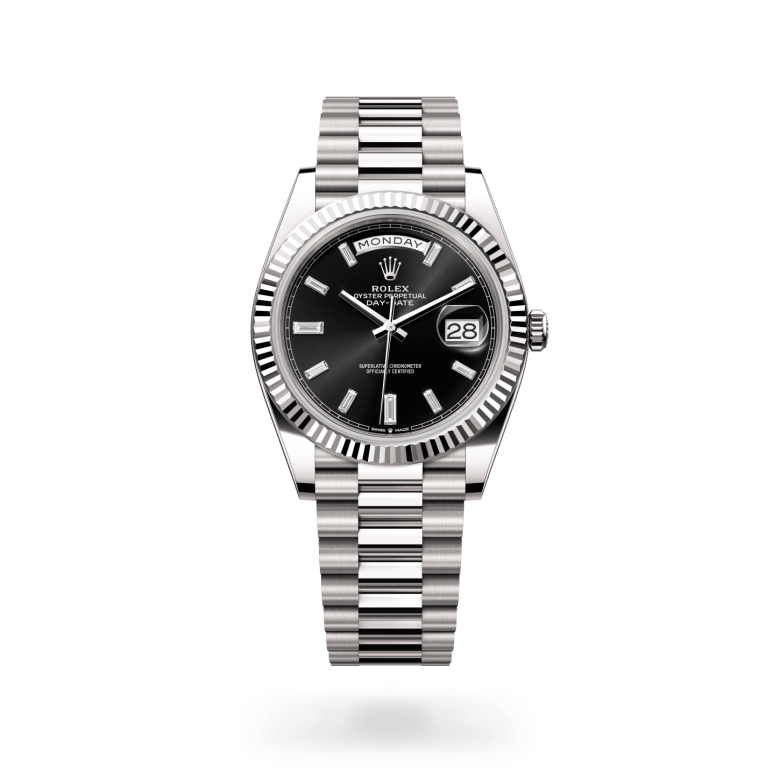 Rolex Day-Date 40 Oyster, 40 mm, beyaz altın M228239-0005