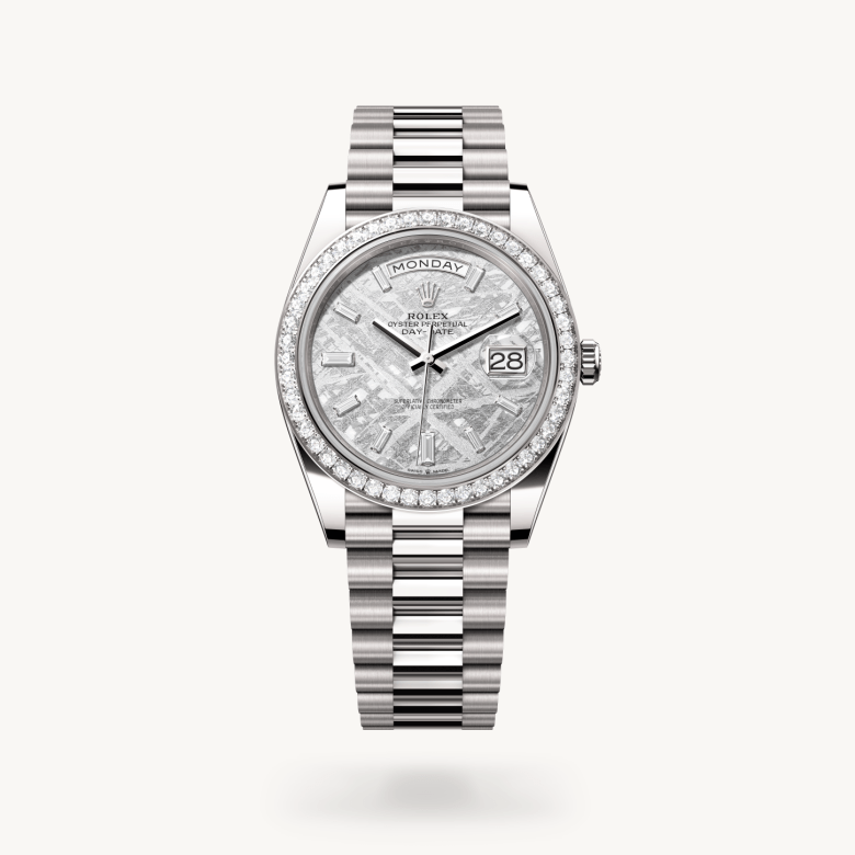 Rolex Day-Date 40 en Or Everose 18 ct M228235-0055 chez Boutique Rolex Genève
