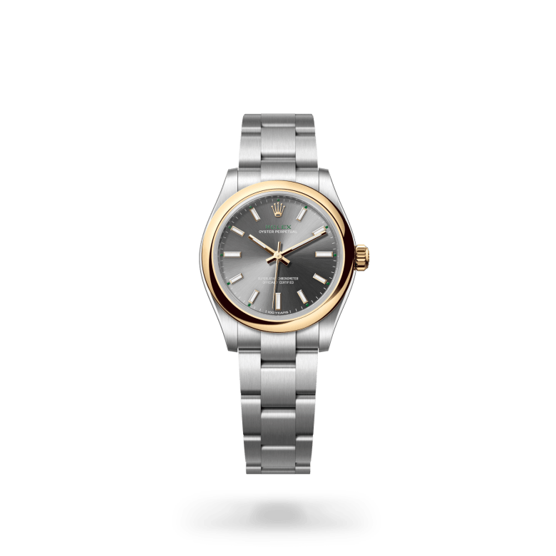 Rolex Oyster Perpetual 31 Oyster, 31 mm, Oystersteel çelik ve sarı altın M277203-0001