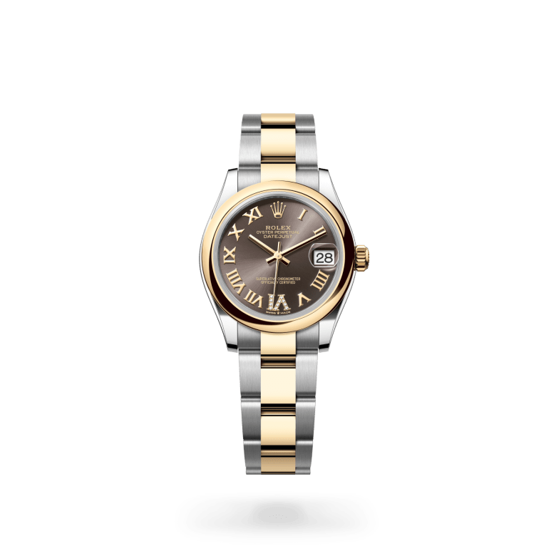 Rolex Datejust 31 Oyster, 31 mm, Oystersteel çelik ve sarı altın M278243-0017